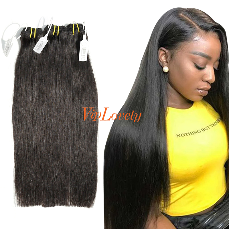 #1b Peruvian Raw Human Hair Weft Straight